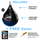 BXER 21" Hydro (Aqua) Punch Bag - Black