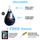 BXER 9" Hydro Slip (Aqua) Training Bag - Black