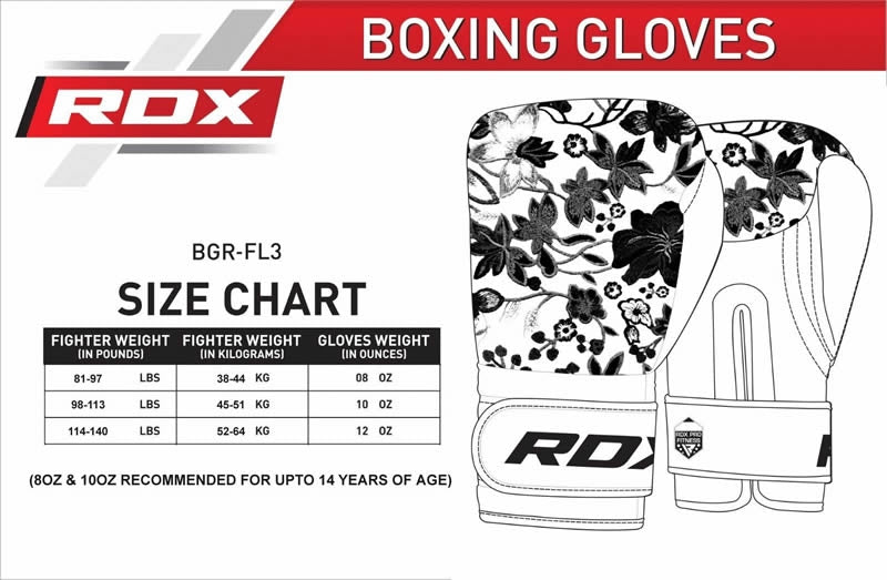 RDX FL3 Floral Boxing Gloves