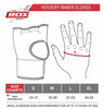 RDX 75cm Gel Inner Gloves with Wrist Strap