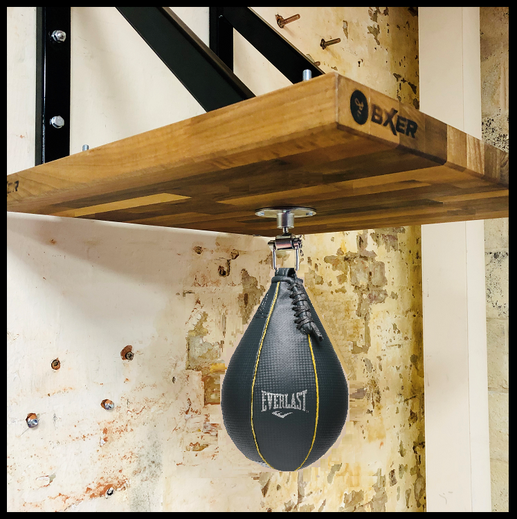 BXER Speedball Platform with Bracket, Swivel & Everlast Speed Bag