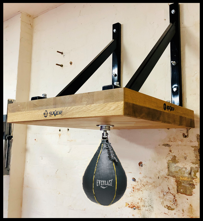 BXER Speedball Platform with Bracket, Swivel & Everlast Speed Bag