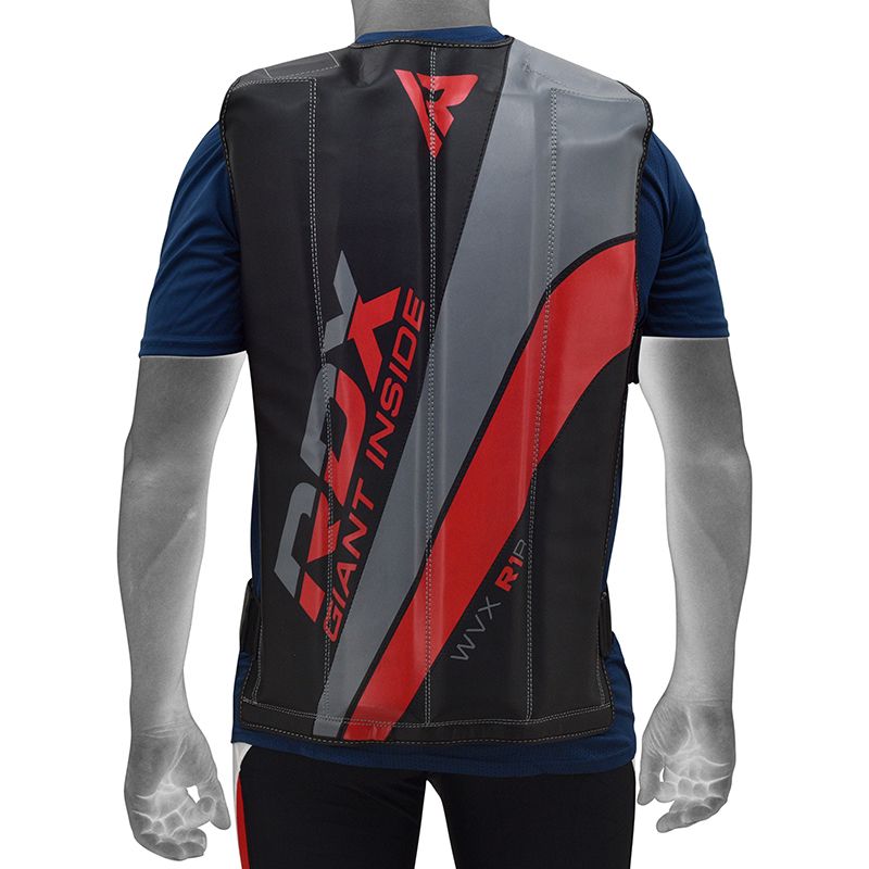 RDX R1 Adjustable 10KG - 18KG Red Weighted Vest