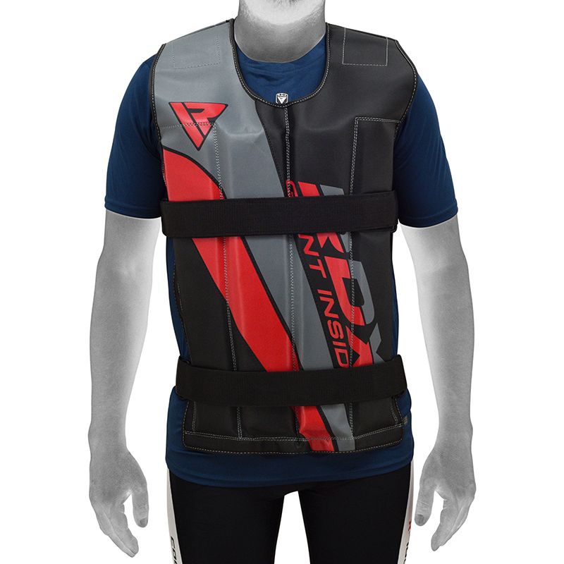 RDX R1 Adjustable 10KG - 18KG Red Weighted Vest